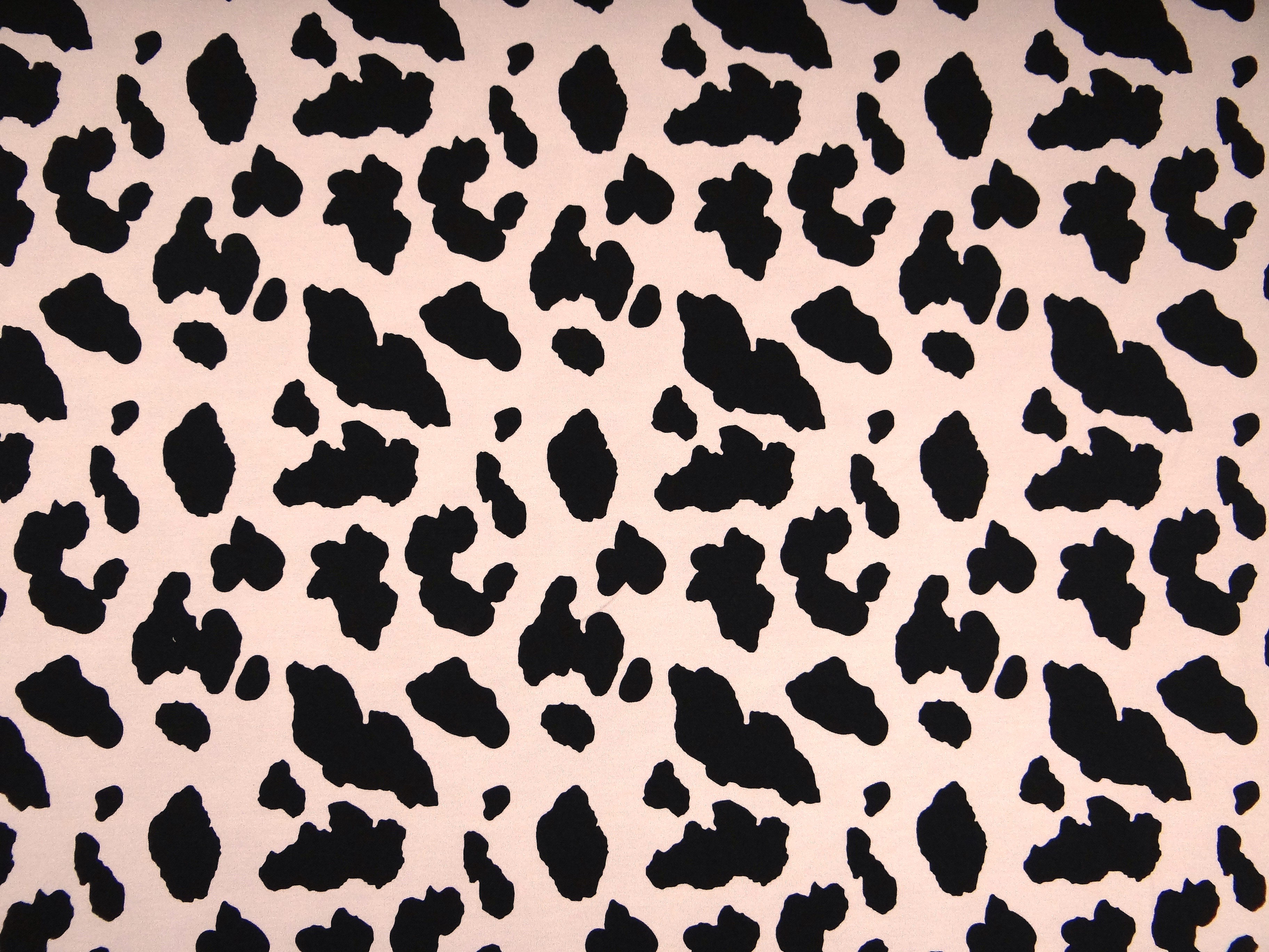Jersey French Terry Modal Animalprint rose/schwarz