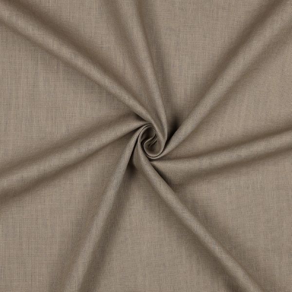 Leinen uni beige