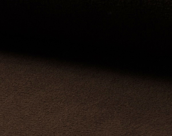 0032-359 Fleece dunkelbraun uni