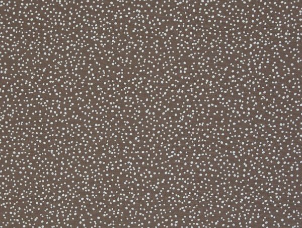 Dekostoff Punkte taupe 