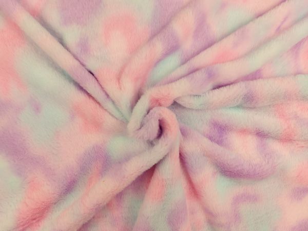 Fleece Wellness Fleckenmuster, rose/violet Fleece Wellness Fleckenmuster, rose/violet