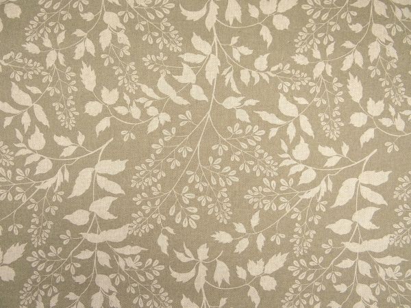 Dekostoff Blätter sand