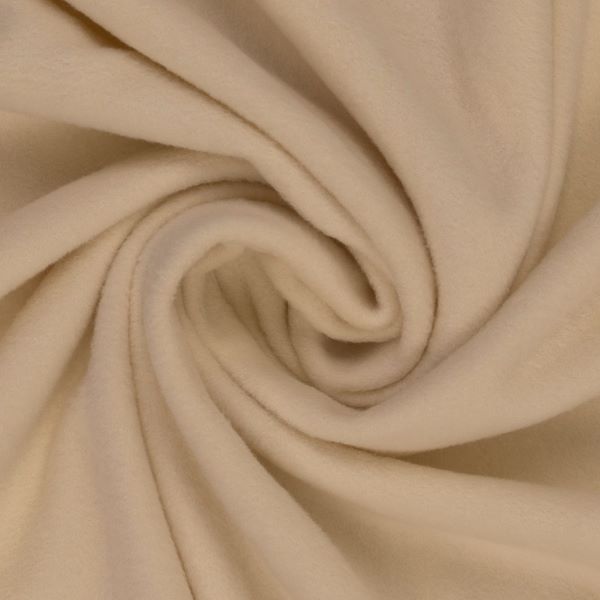 Fleece , Baumwolle , beige Fleece , Baumwolle , beige