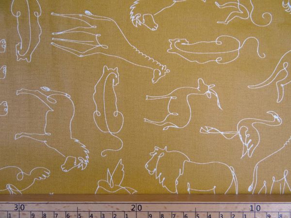 Abschnitt beschichtete Baumwolle, Tiere 