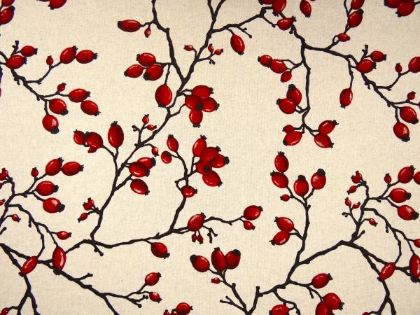 Dekostoff Hagebutten