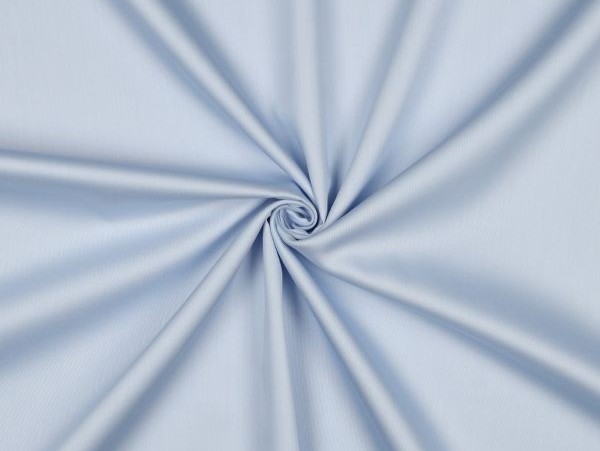  Blusenstoff , Baumwollsatin, uni, hell blau