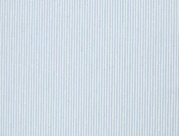 100 % Baumwolle Streifen, 3 mm, hellblau
