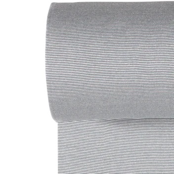 18492-006 Streifenbündchen fein bleu/ecru