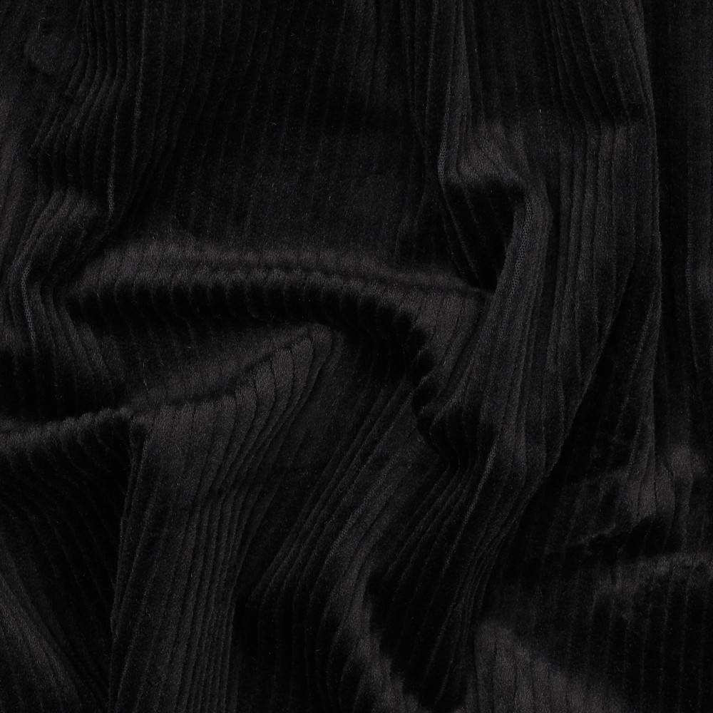 Breitcord elastisch uni schwarz