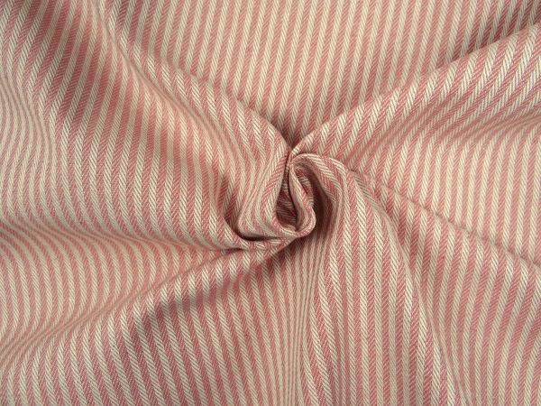 Dekostoff Jacquard, Streifen, blush