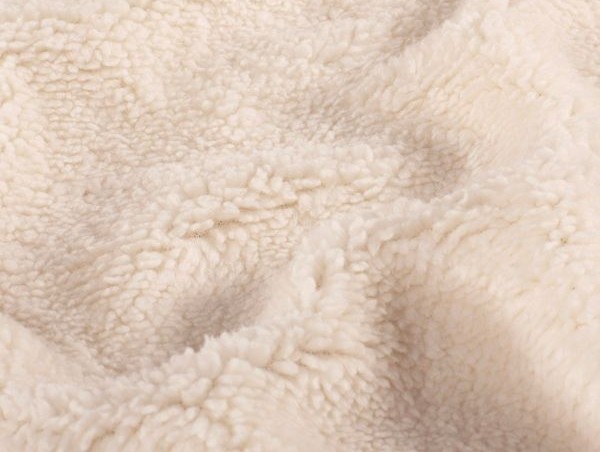 Sherpa- Fleece uni, natur Sherpa- Fleece uni, natur