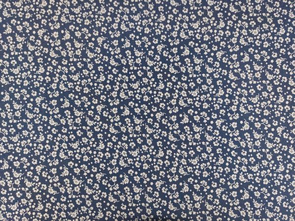 100 % Baumwolle jeansblau 