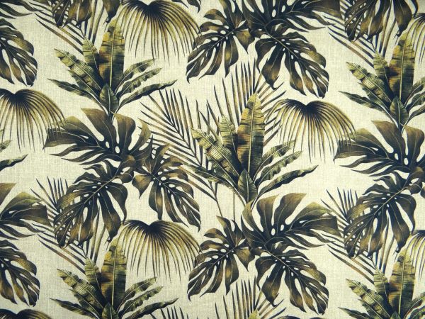 Dekostoff große Blätter 