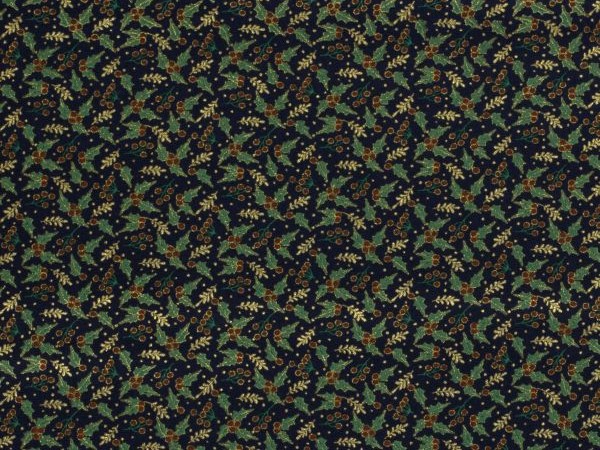 Webstoff Baumwolle Ilex, marine Webstoff Baumwolle Ilex, marine