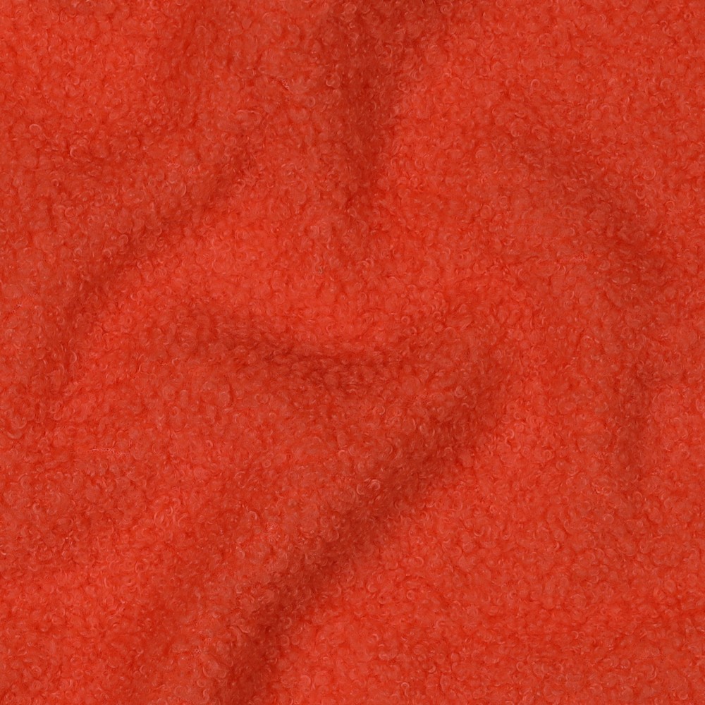 Teddy Fleece double face leuchtend orange