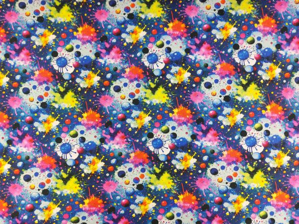 Alpenfleece Farbkleckse Alpenfleece Farbkleckse