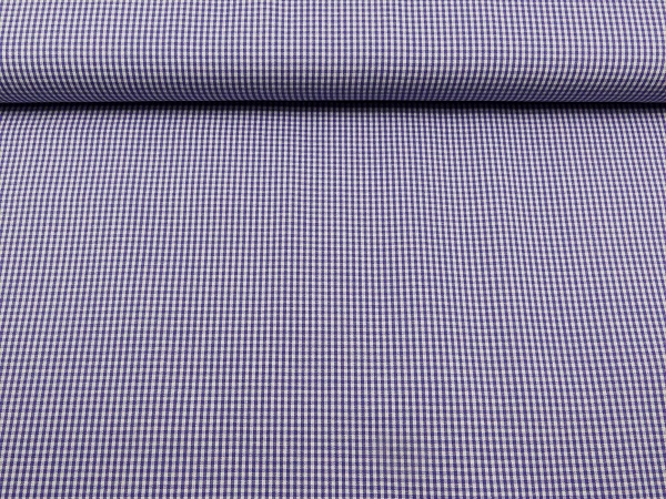 SW254-001 100 % Baumwolle Karo royal 1 mm