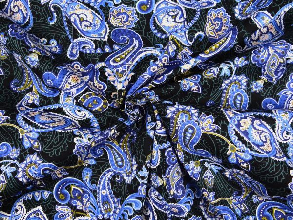  Baumwollstoff Paisley royal