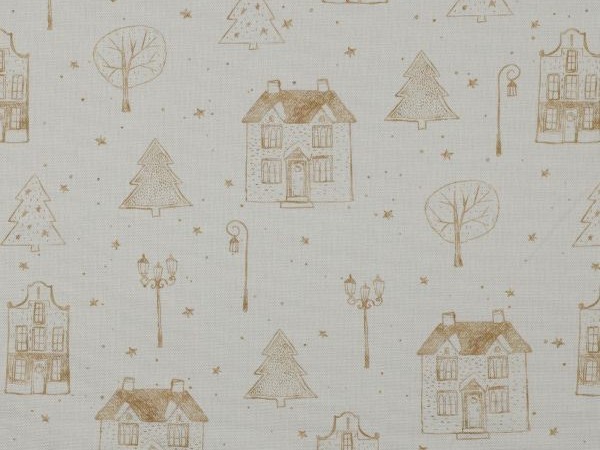 Dekostoff Christmas home , off white