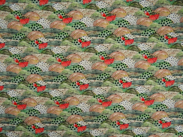 n17503-025-Fuchs-auf-H-geln-3 Wiesen mit Fuchs, grün