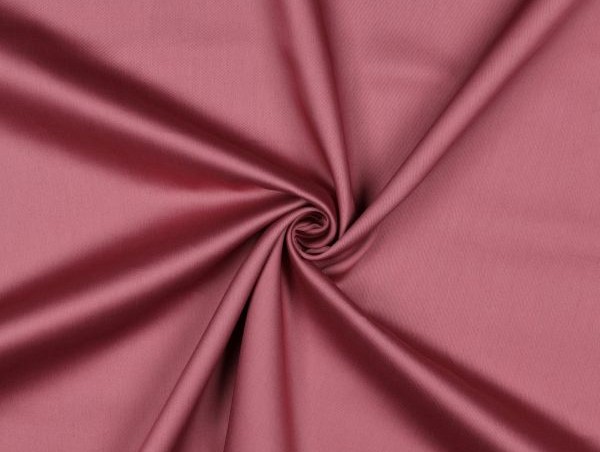 Blusenstoff , Baumwollsatin, uni, altrosa  Blusenstoff , Baumwollsatin, uni, altrosa