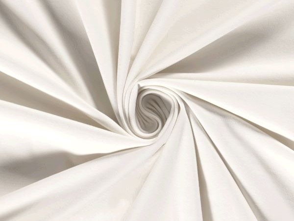 Jersey, uni, ecru Jersey, uni, ecru