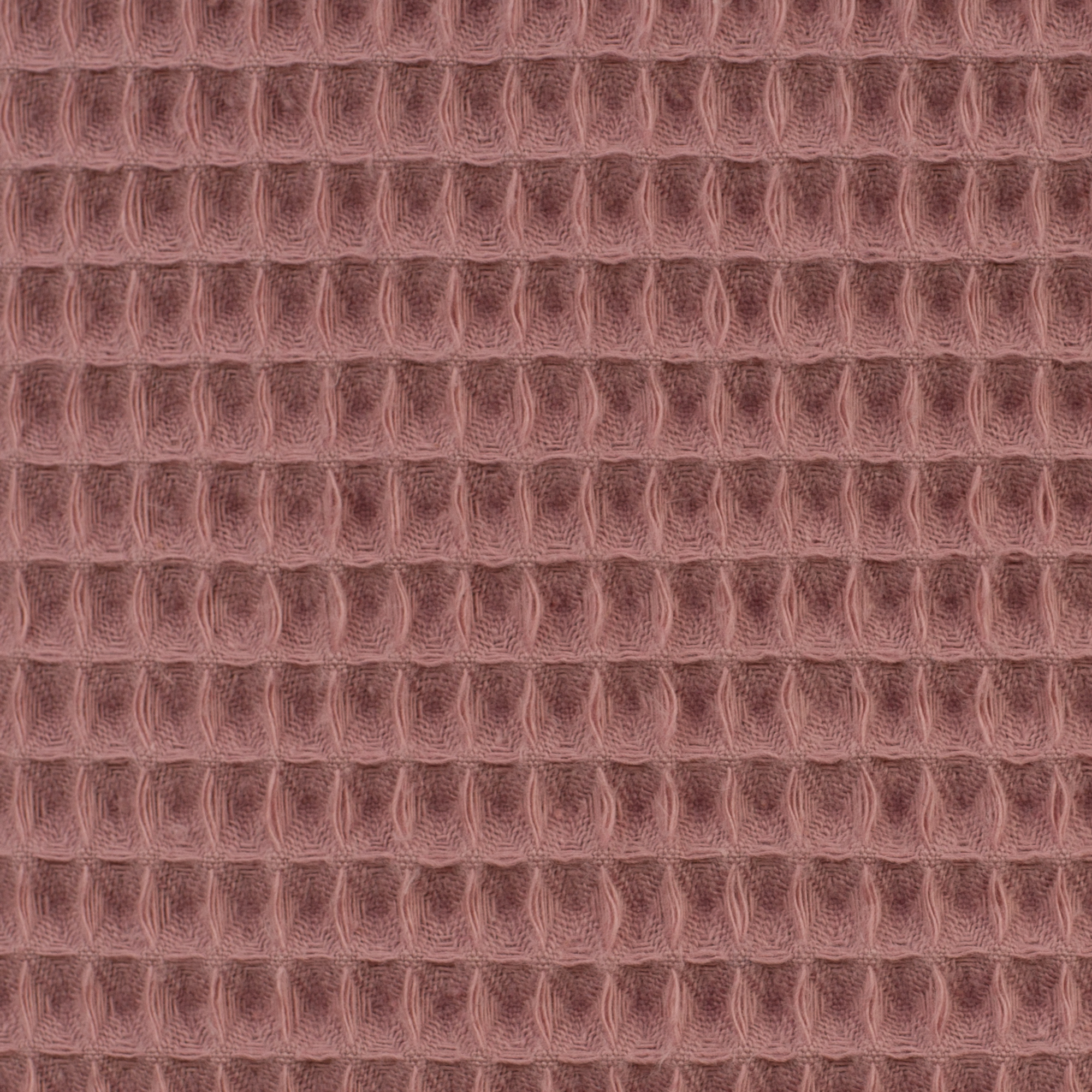 Waffelpique dunkel altrosa