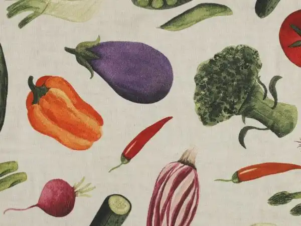 Dekostoff Gemüse Dekostoff Gemüse