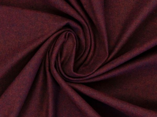 Flanell, uni bordeaux Flanell, uni bordeaux