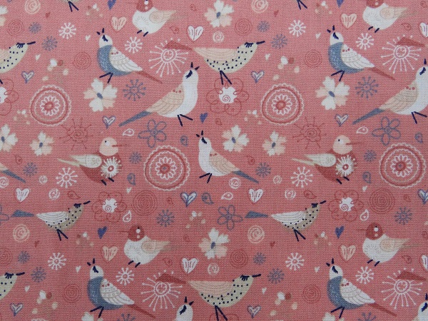 DSC05067 100 % Baumwolle Nachtigall rosa