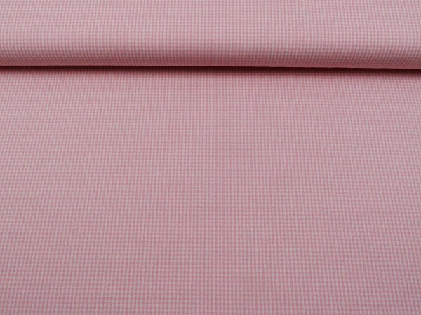 100 % Baumwolle Karo rosa 1 mm