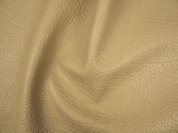 Abschnitt Kunstleder sand , grobe Prägung 