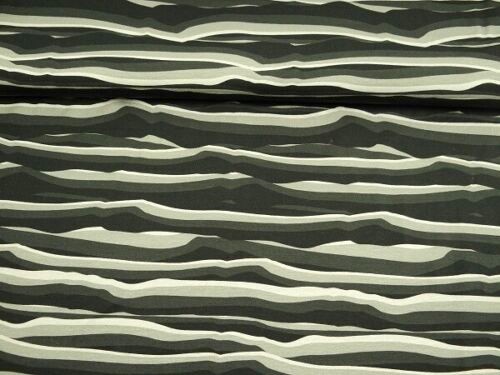 Jersey wavy Stripes, oliv