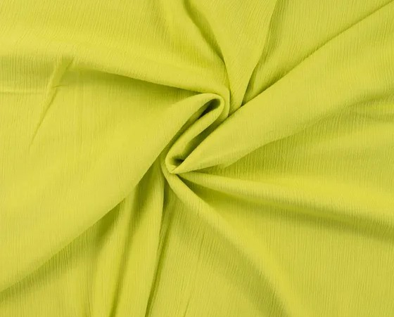  Blusenstoff , Viskose Crincle, lime