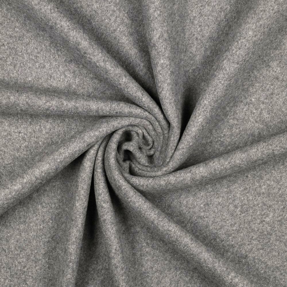 Fleece , Baumwolle , grau melange