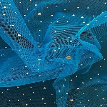 Tüll Pailletten türkis Tüll Pailletten türkis