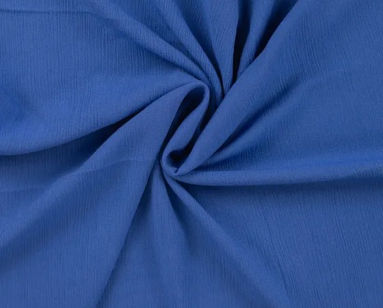  Blusenstoff , Viskose Crincle, royal