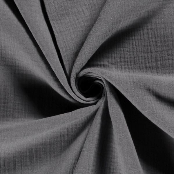 Musselin, mittelgrau Musselin, mittelgrau