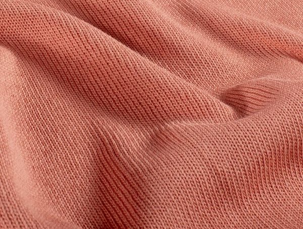 Heavy Knit Strickstoff, uni, coral Heavy Knit Strickstoff, uni, coral