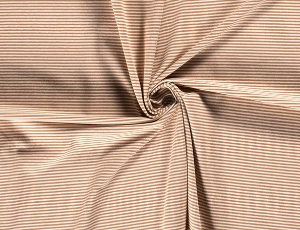 Jersey , Streifen, coral Jersey , Streifen, coral